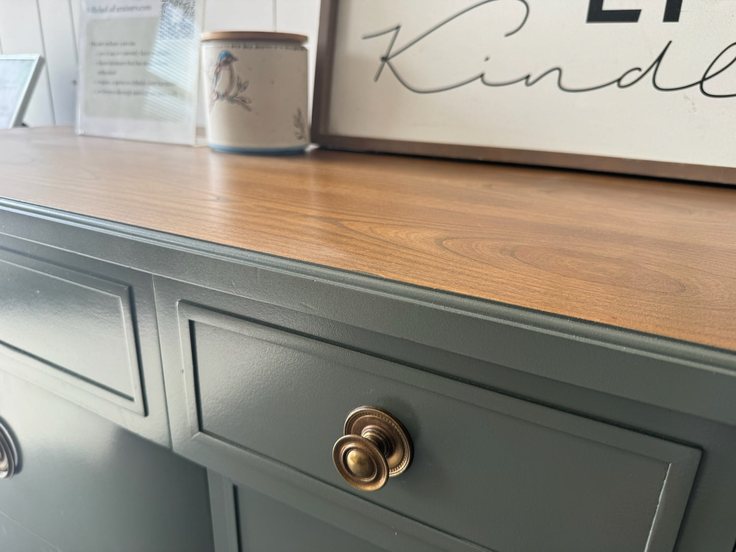 Sage Green Dresser & Nightstand