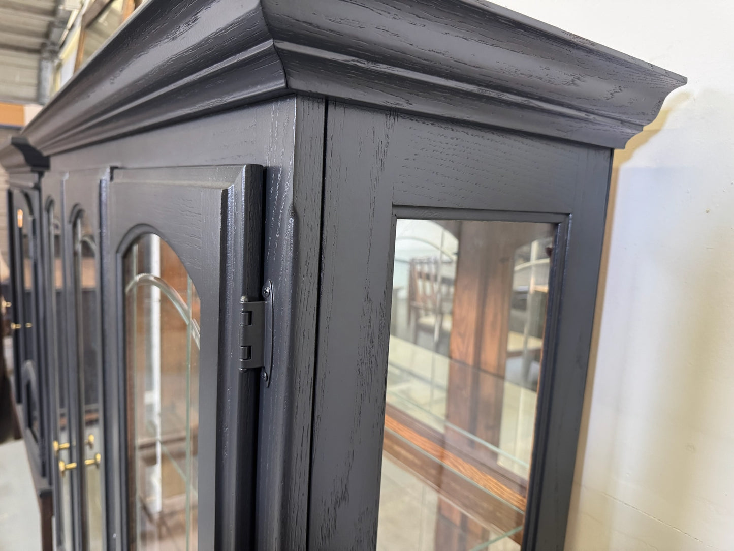 Black Hutch with Custom Base