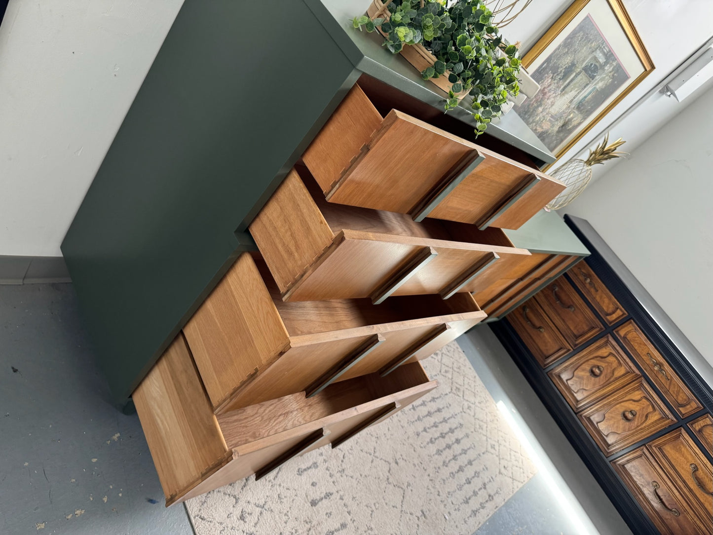 MCM Highboy & Lowboy Dresser Set