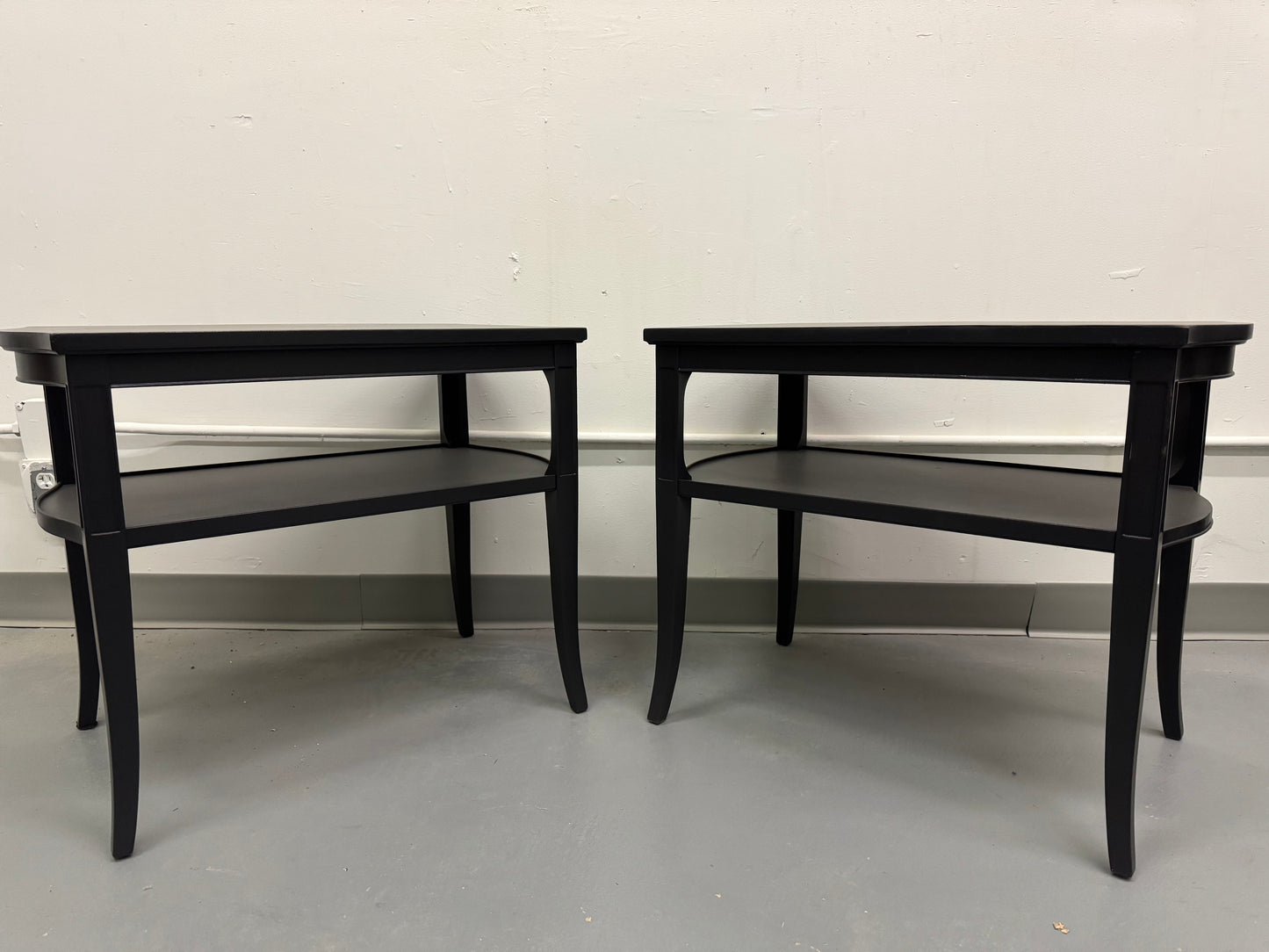 Set Of Two Black Accent Tables