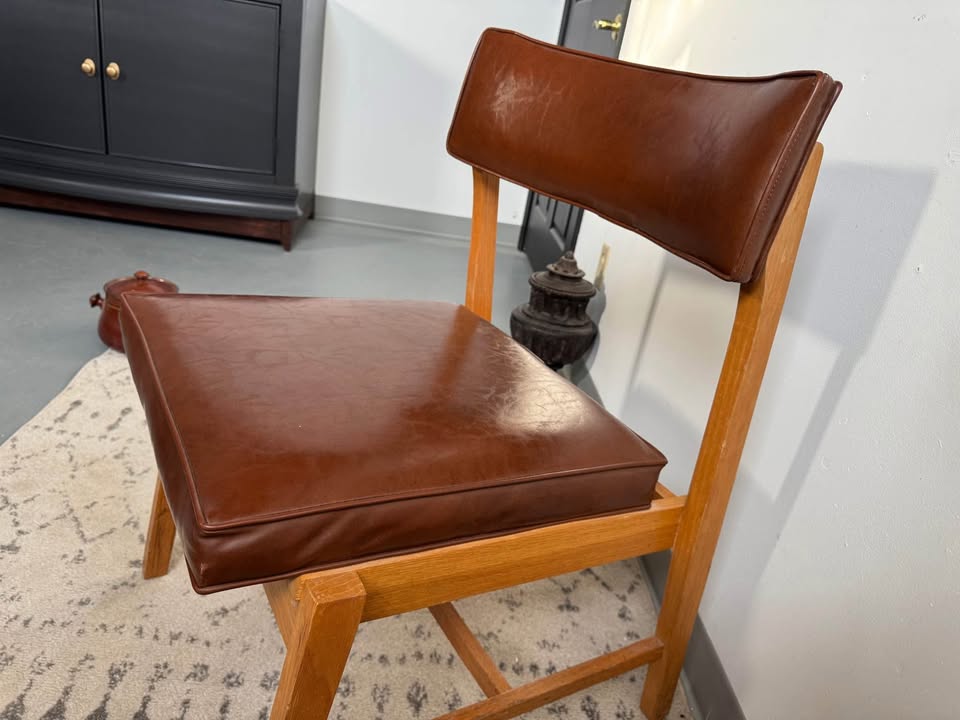 Mid-Century Modern Brown Accent Chair