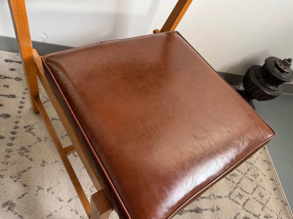 Mid-Century Modern Brown Accent Chair