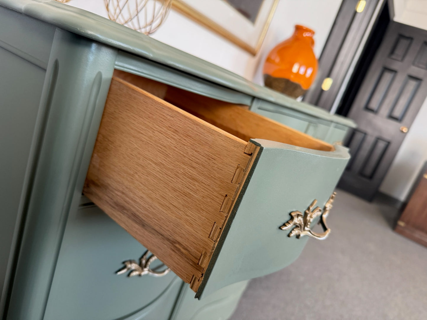 Sage Green French Provincial Dresser