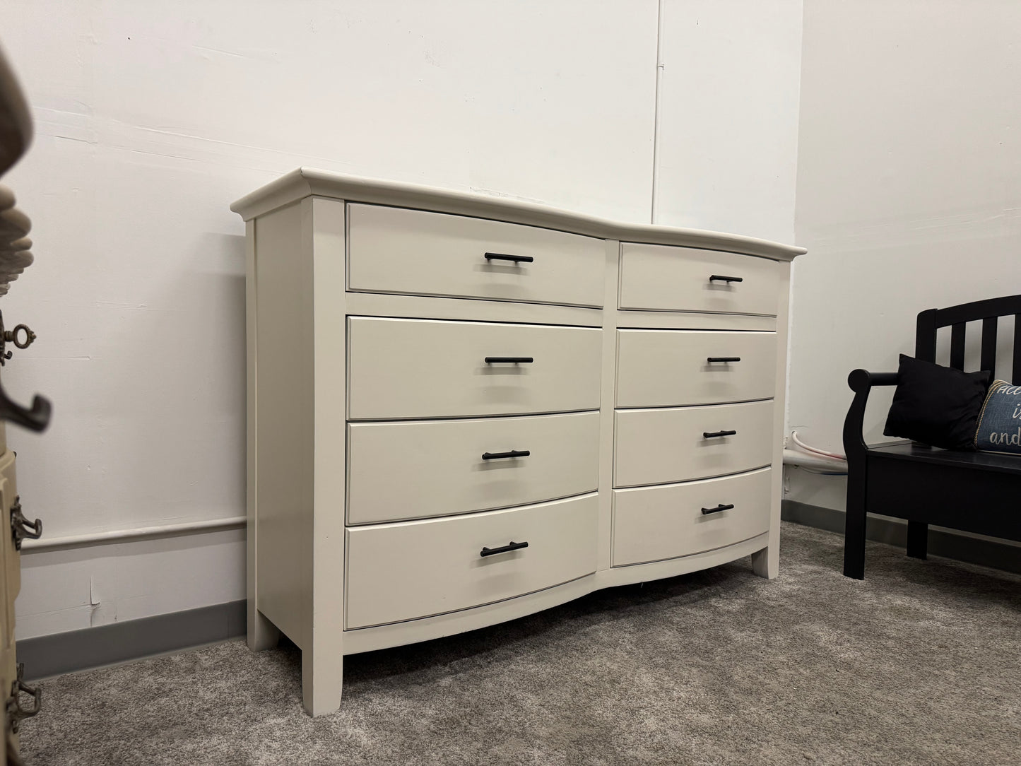 Large White Modern Dresser