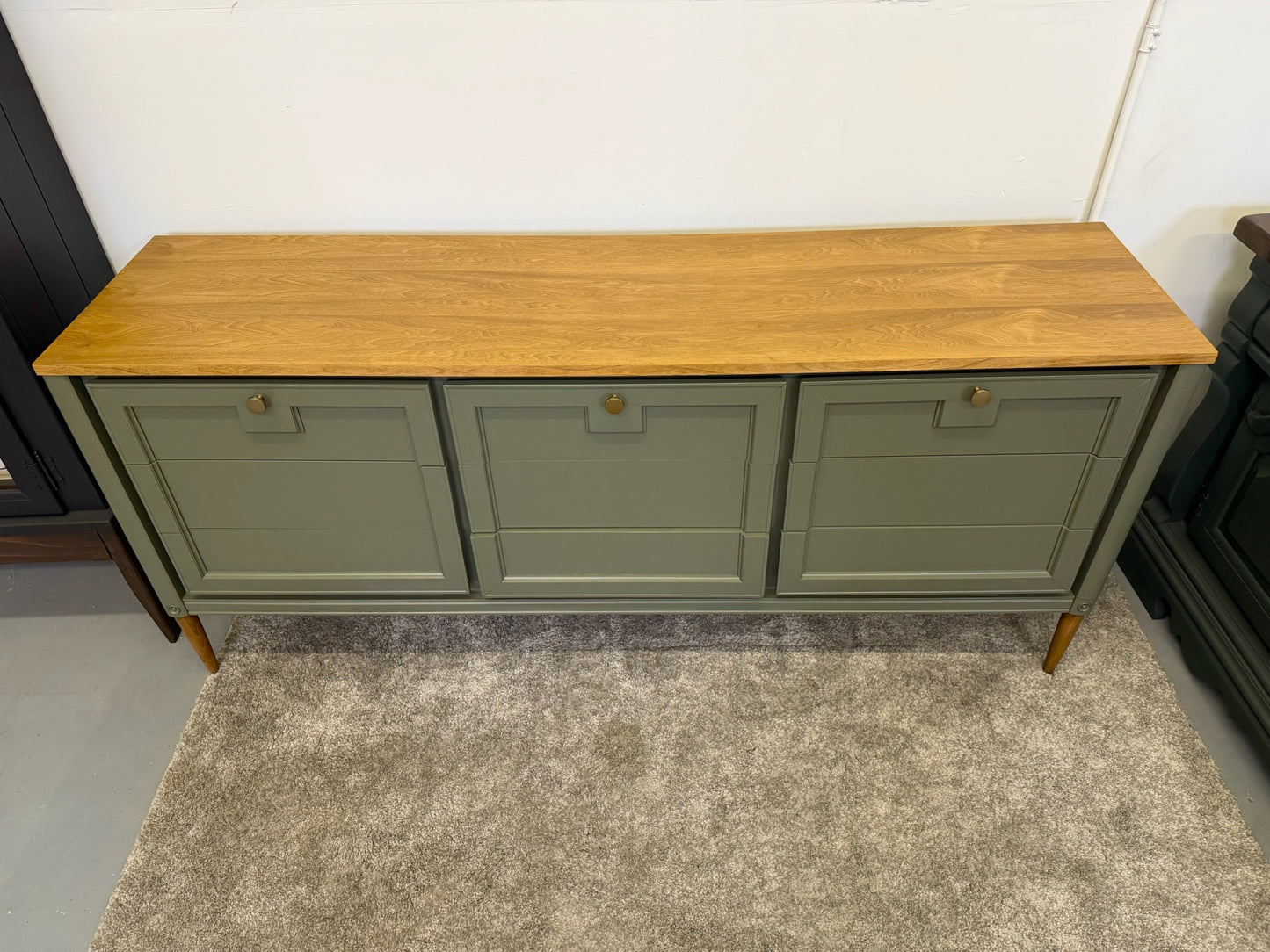 Sage Green MCM Large Dresser