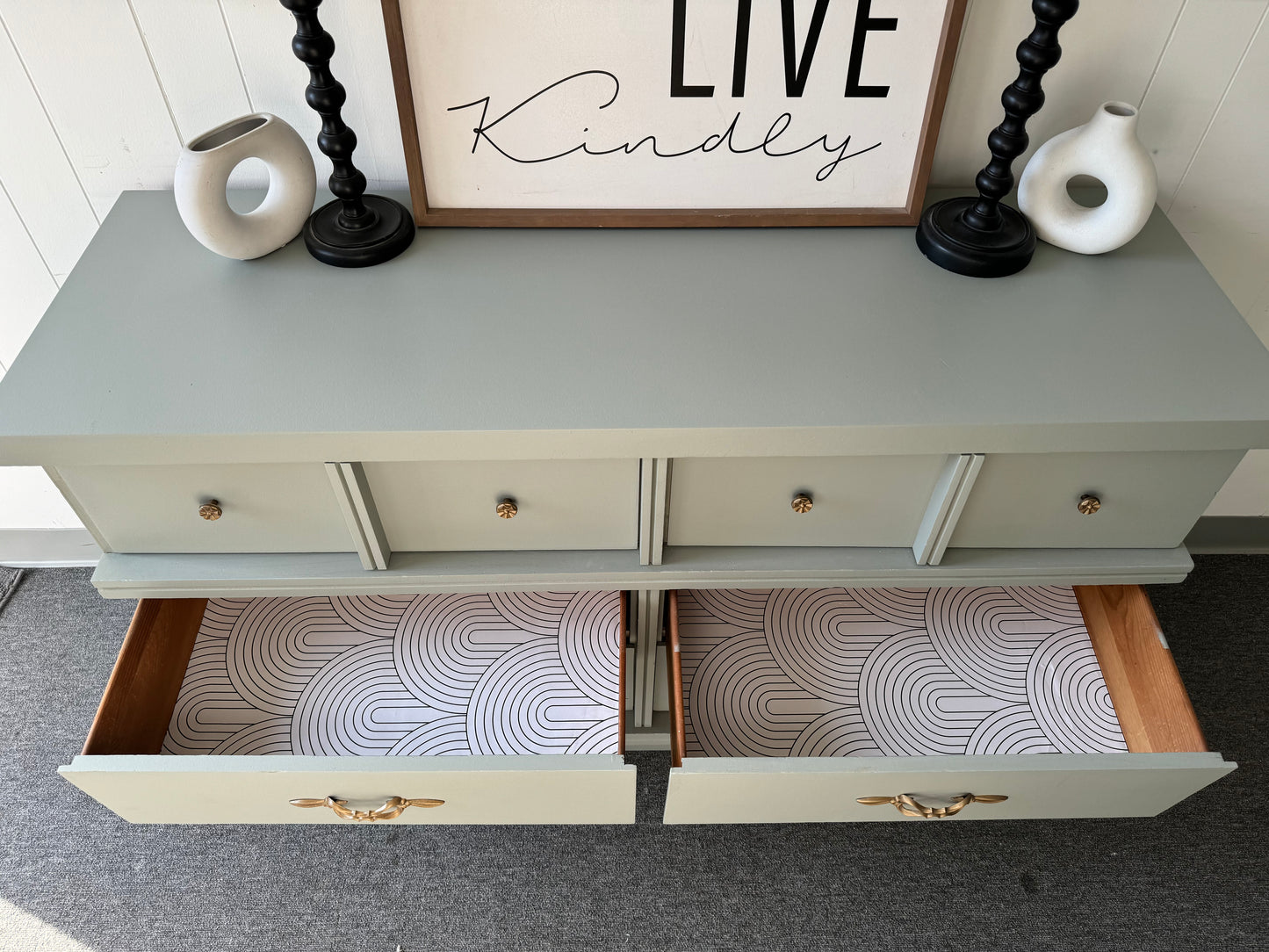 Light Sage Green Dresser