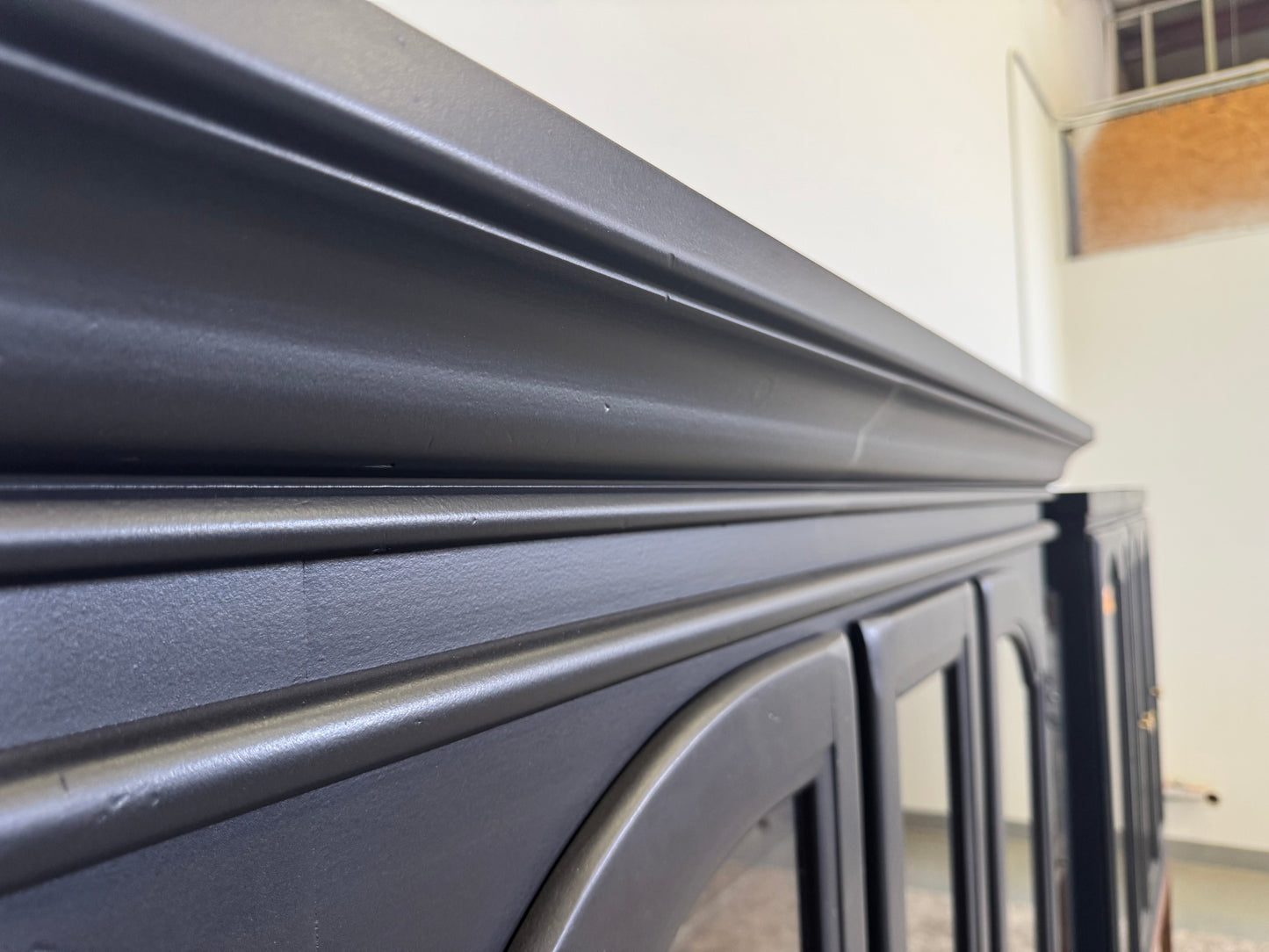 Modern Black Hutch