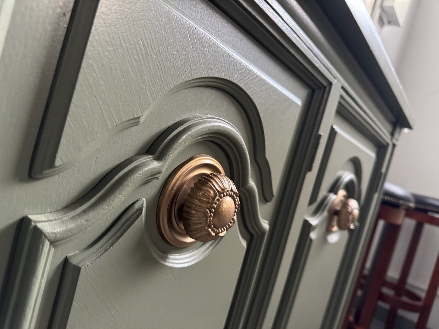 Sage Green sideboard/ Buffet