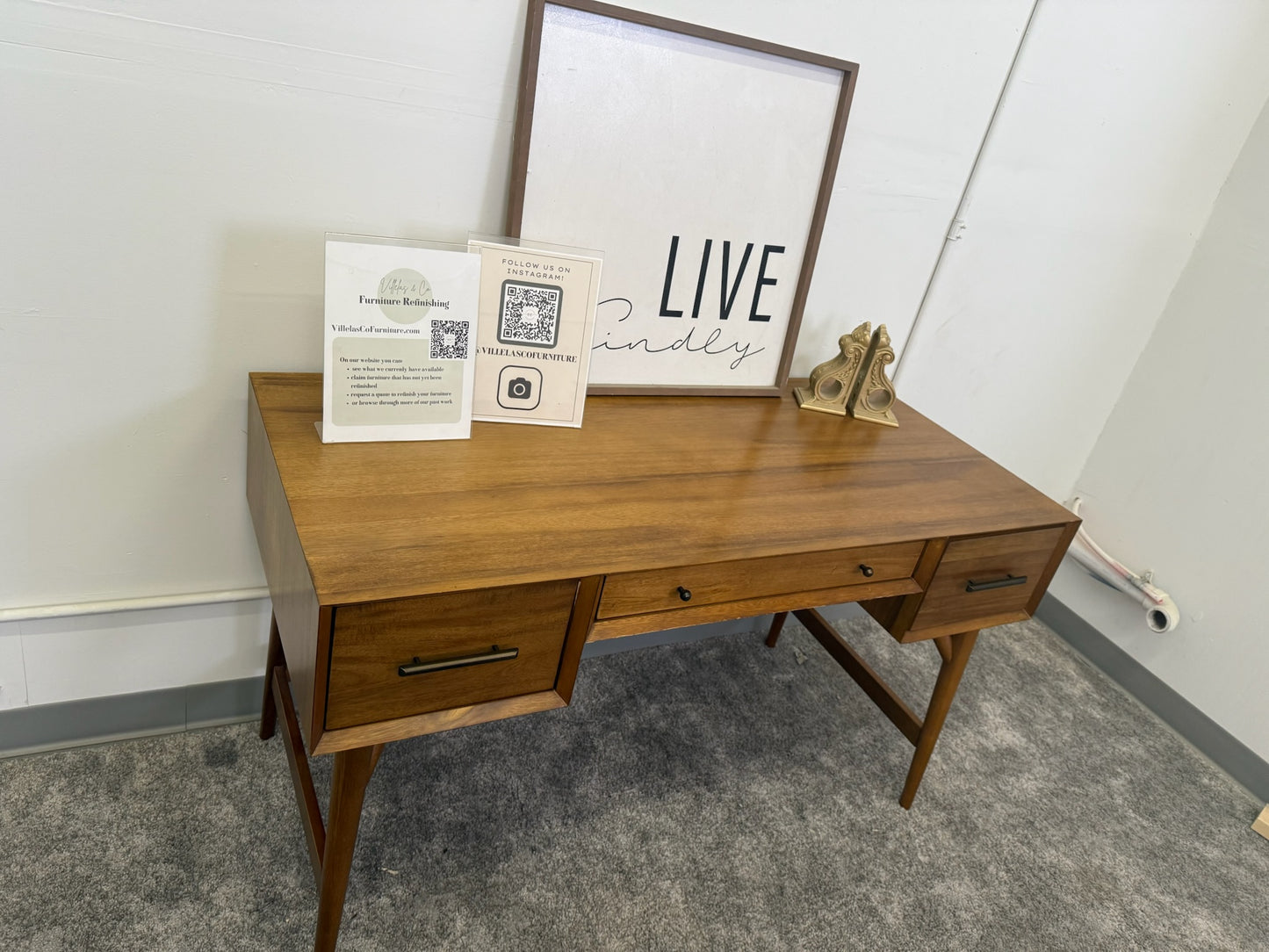 MCM Wood Desk