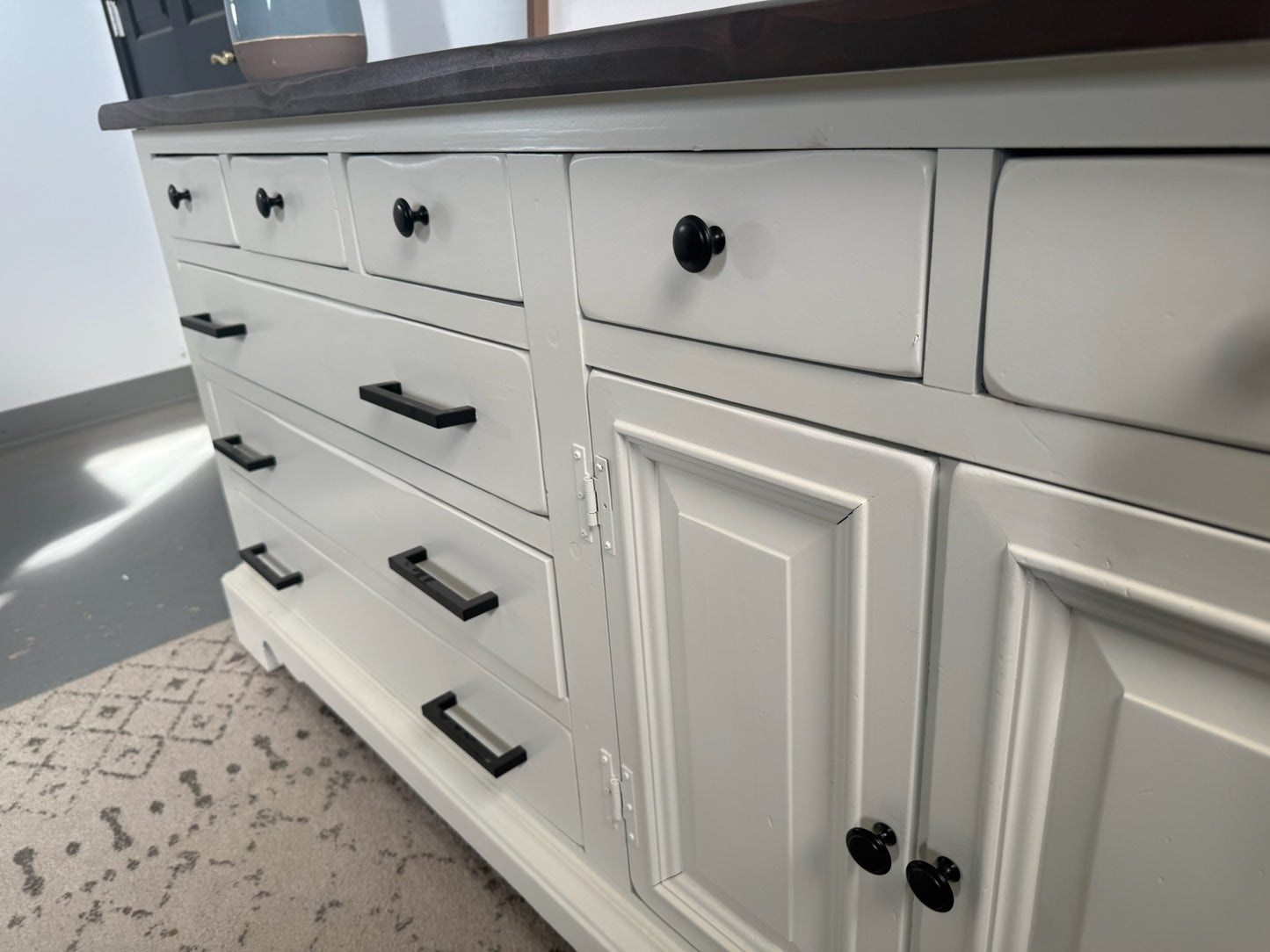 Modern White Dresser (Delivery Available)