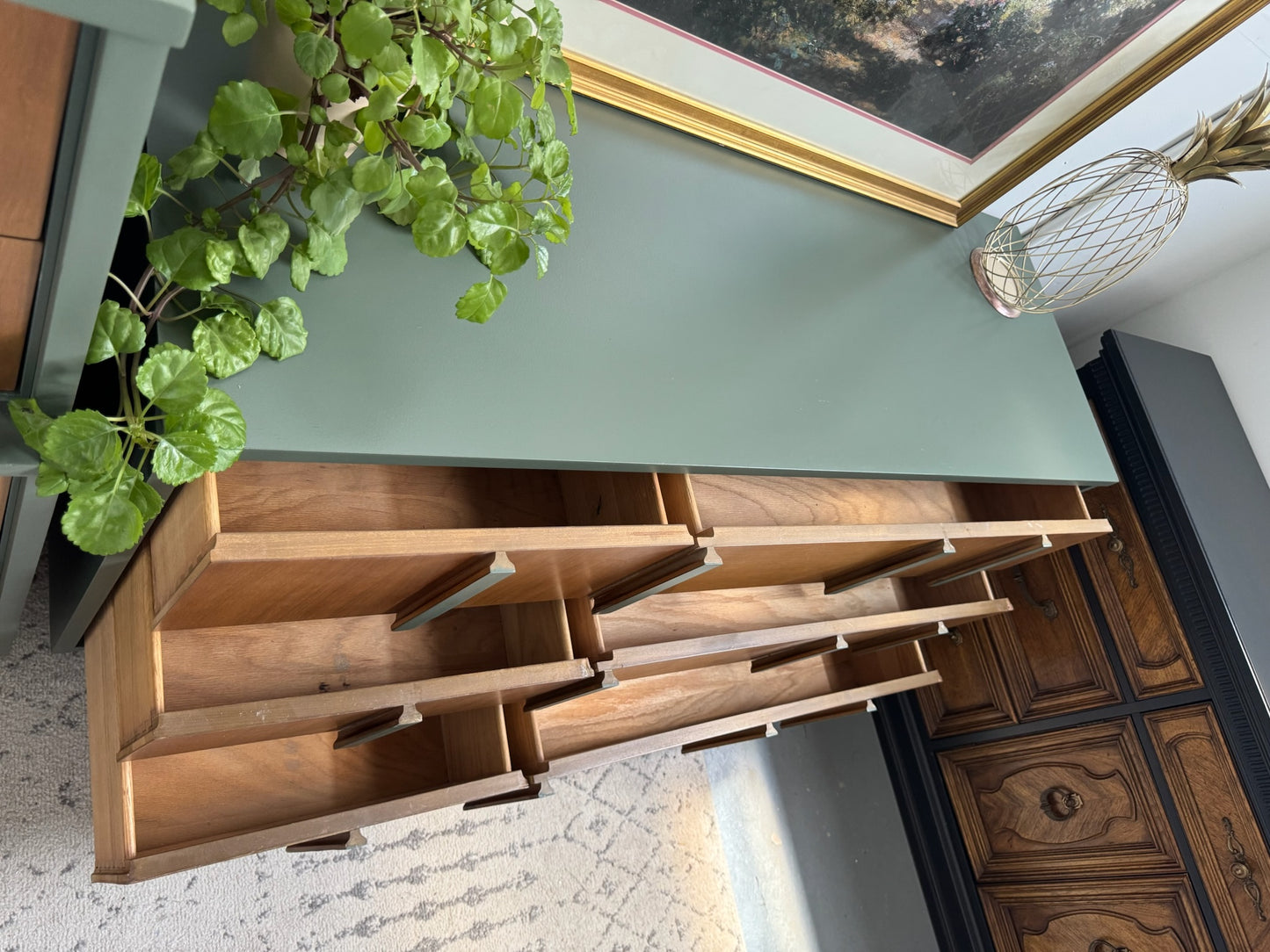 MCM Highboy & Lowboy Dresser Set