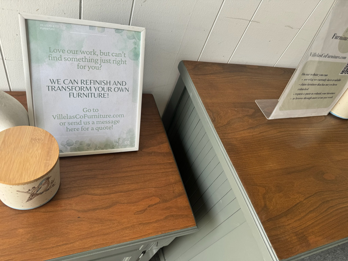 Sage Green Dresser & Nightstand