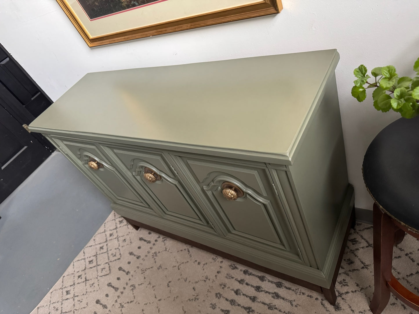 Sage Green sideboard/ Buffet