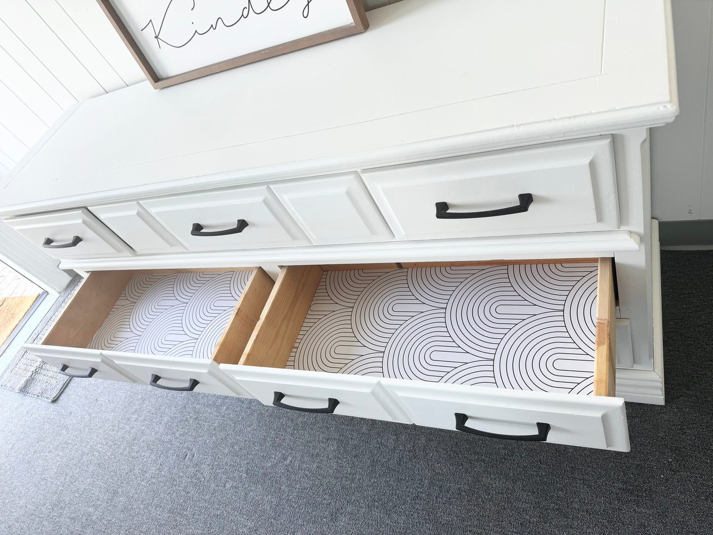 White Modern Dresser