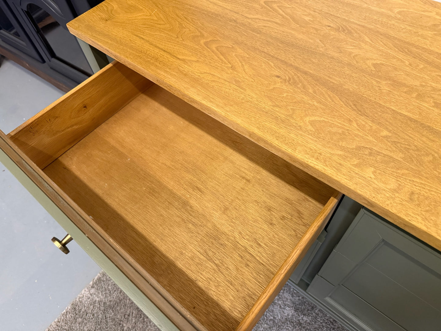 Sage Green MCM Large Dresser