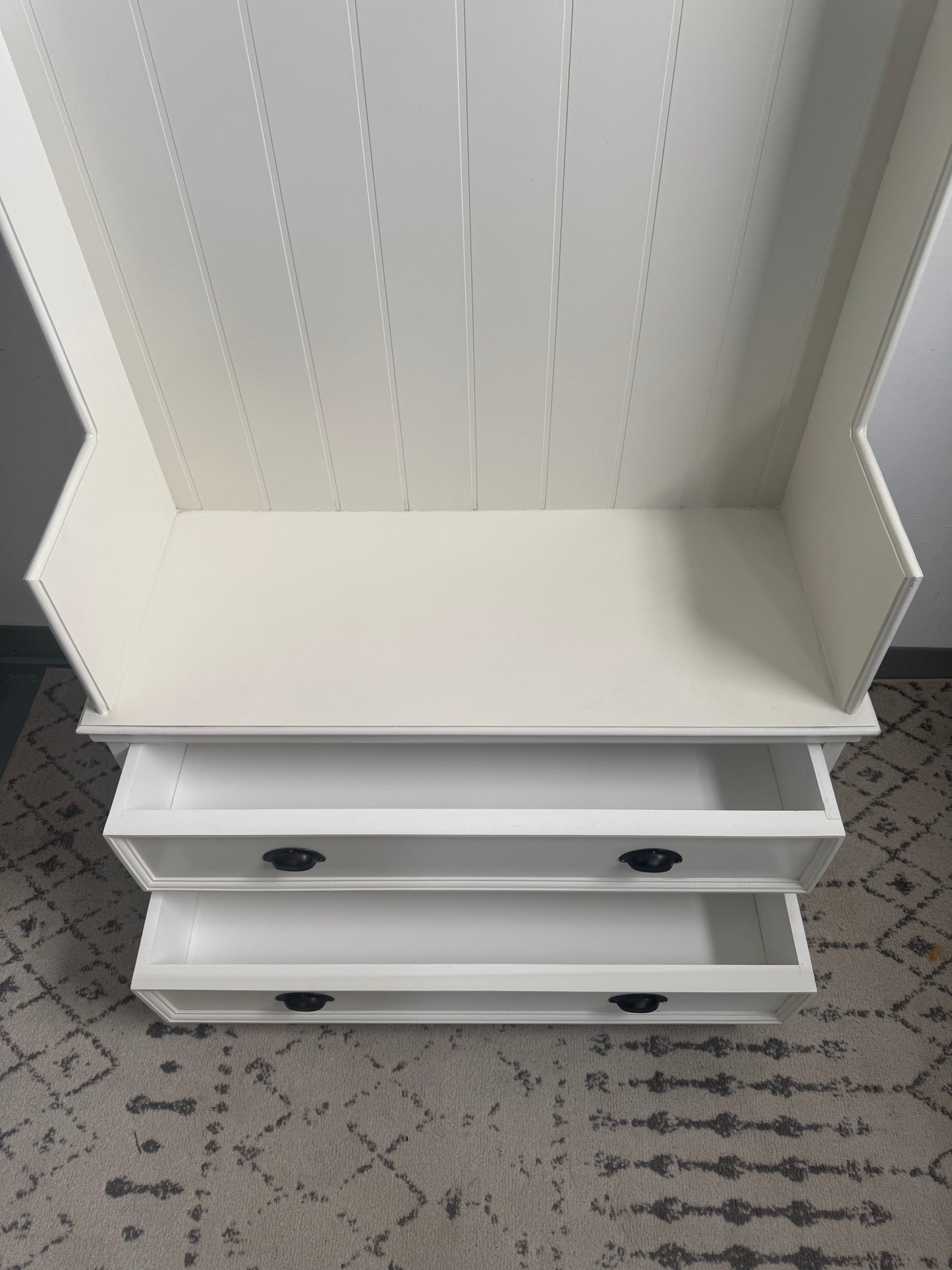 Classic Entry Hall Tree with Bench & Storage