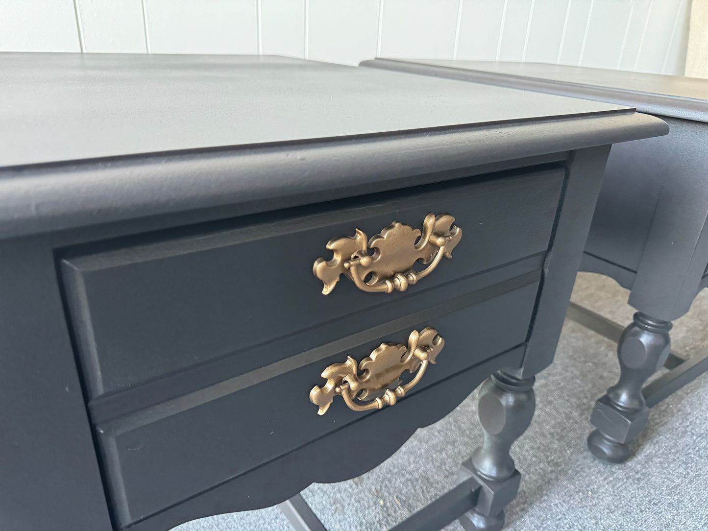 Pair of Black nightstands