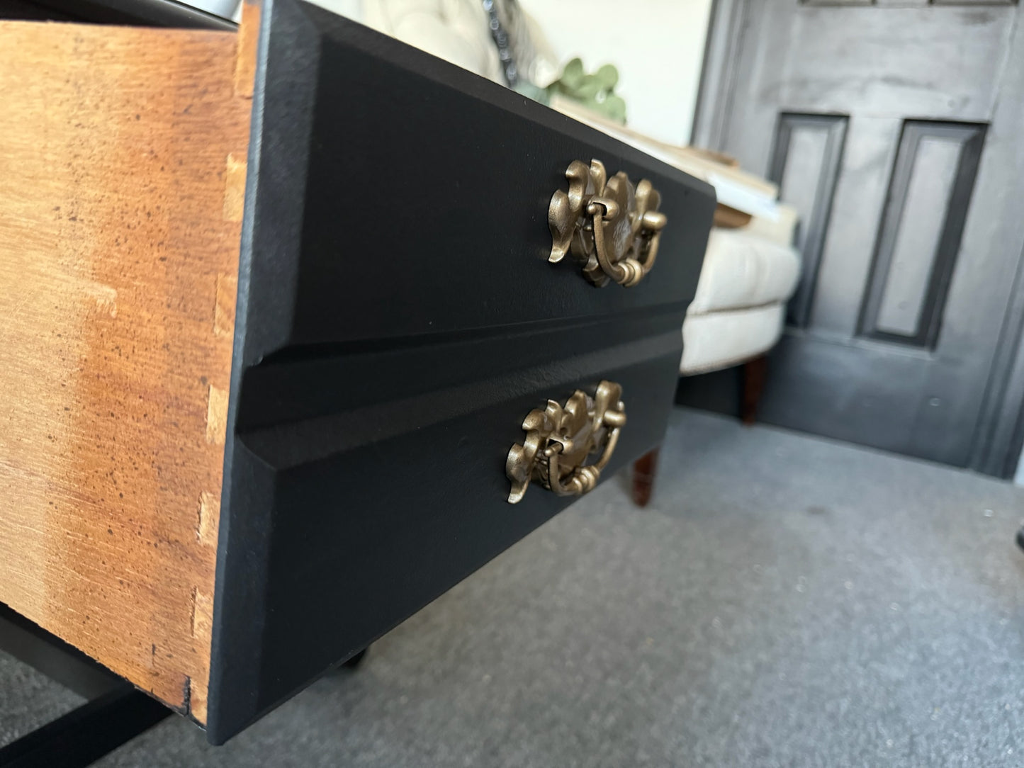Pair of Black nightstands