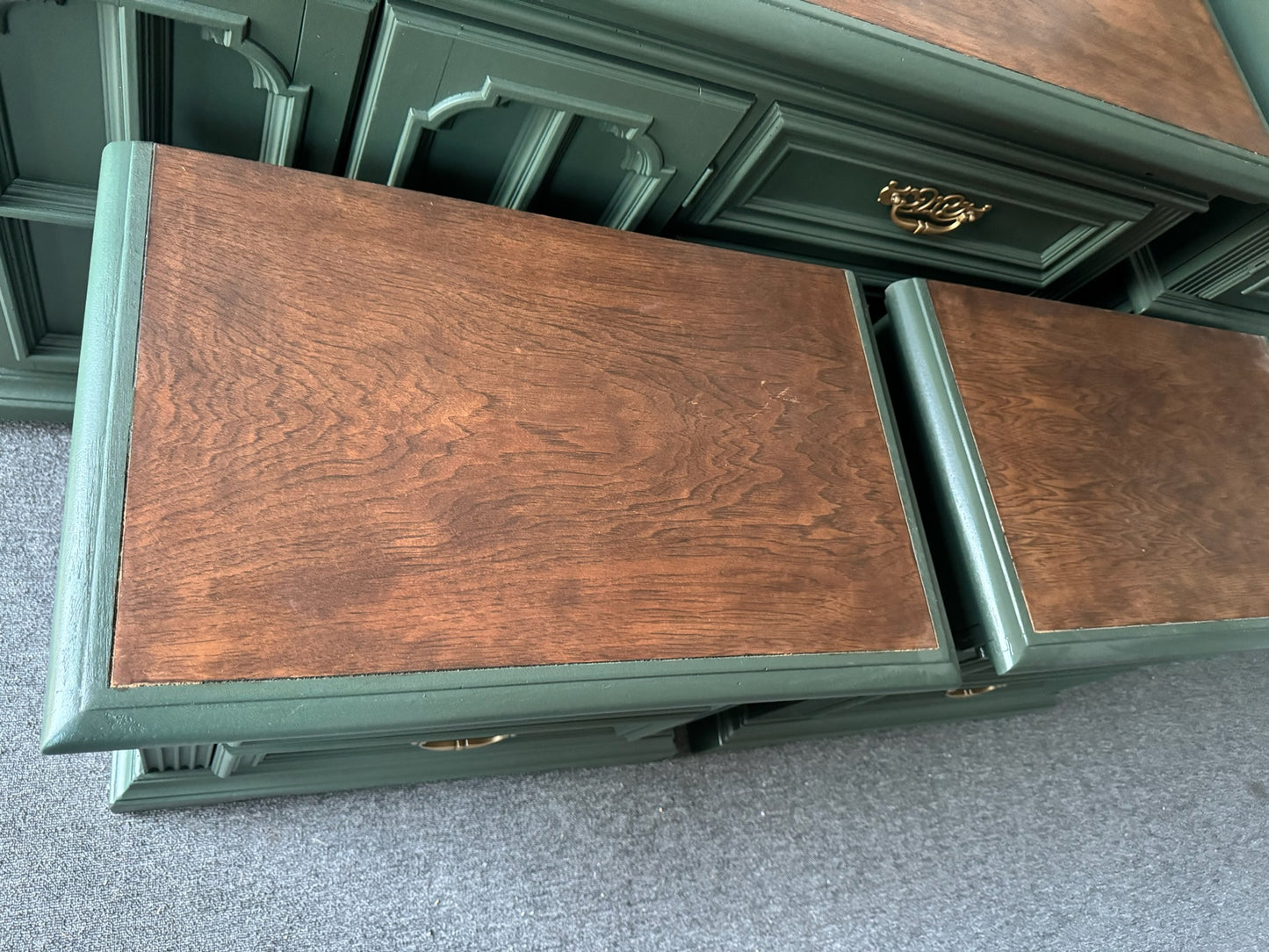 Emerald Green Bedroom Dresser Set