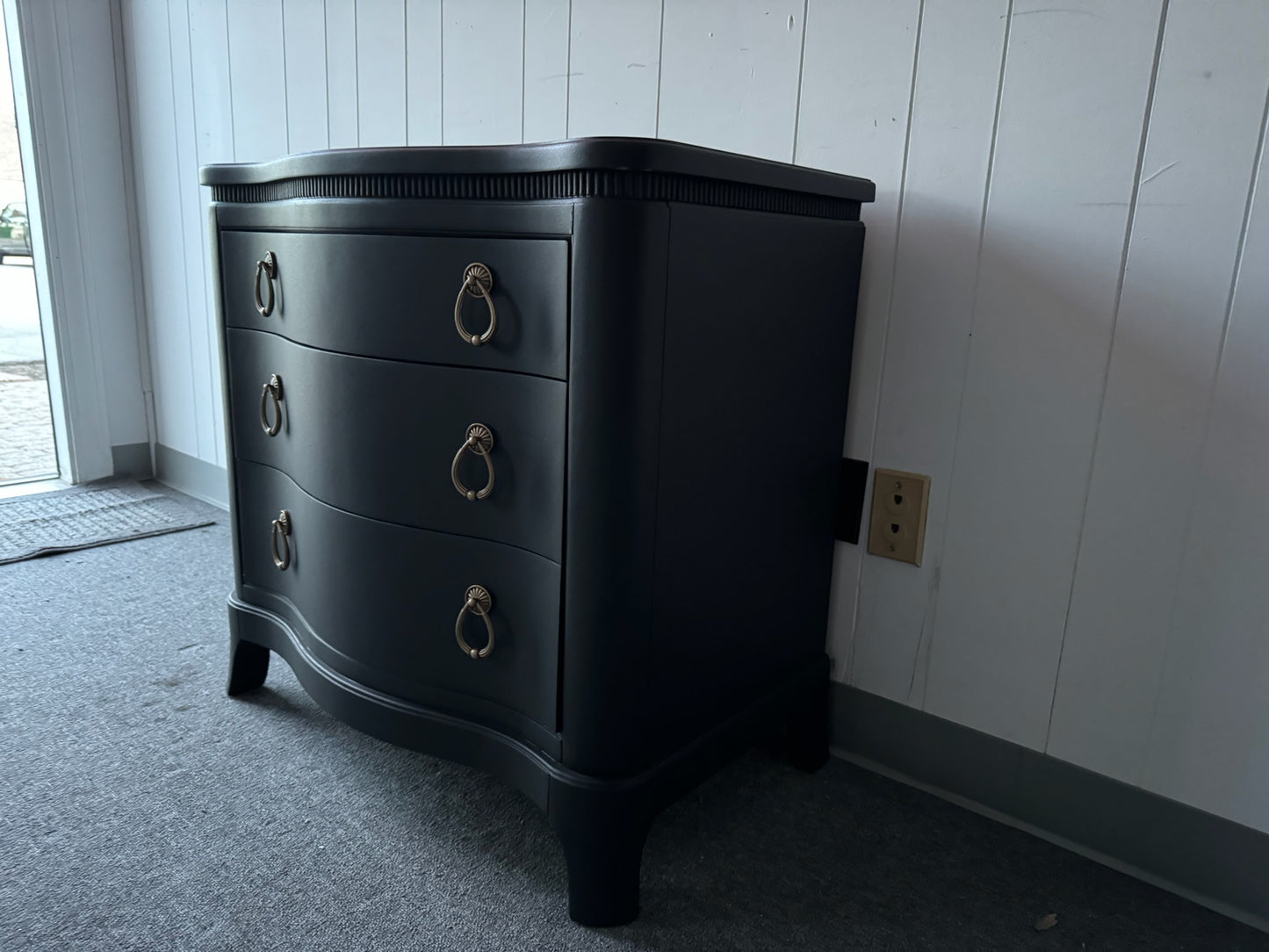 Black Large Night Stand