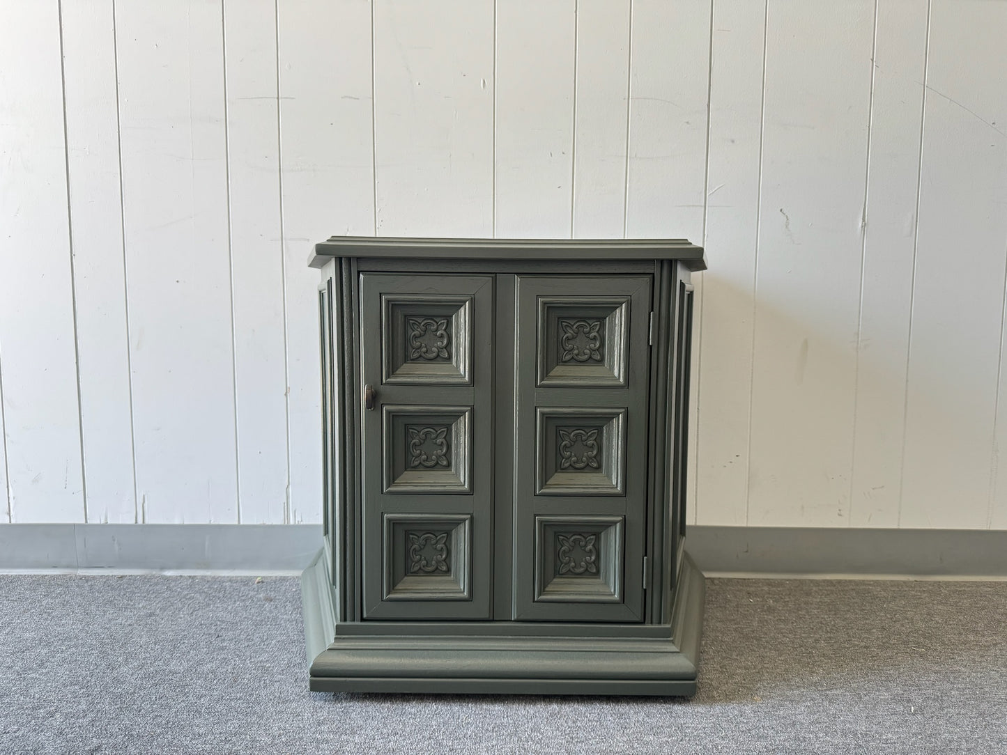 Sage Green Side Table (Delivery Available)