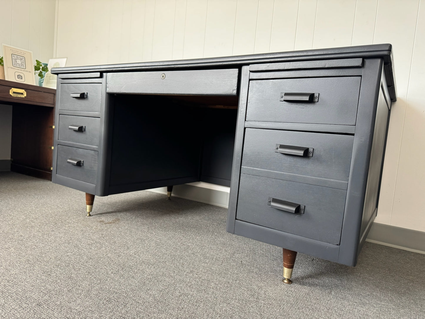 Mid-Century Executive Desk