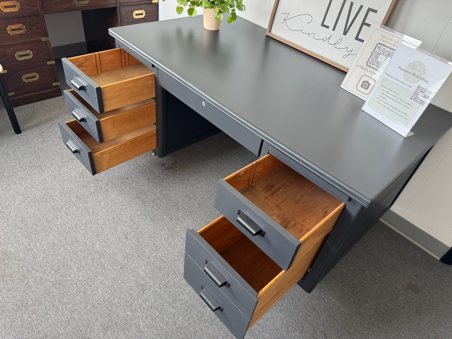 Mid-Century Executive Desk