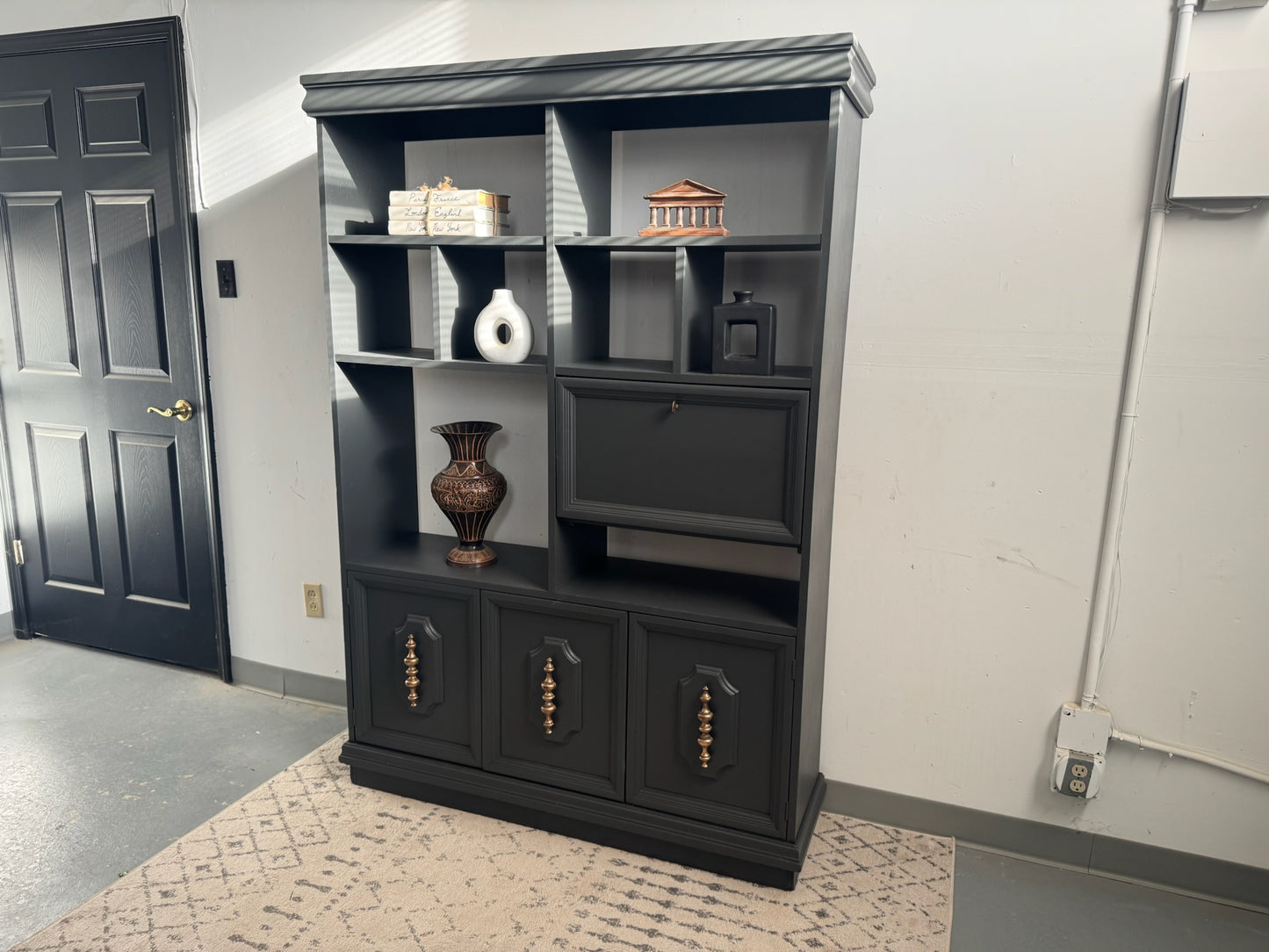 Refinished Iron Ore Bookshelf