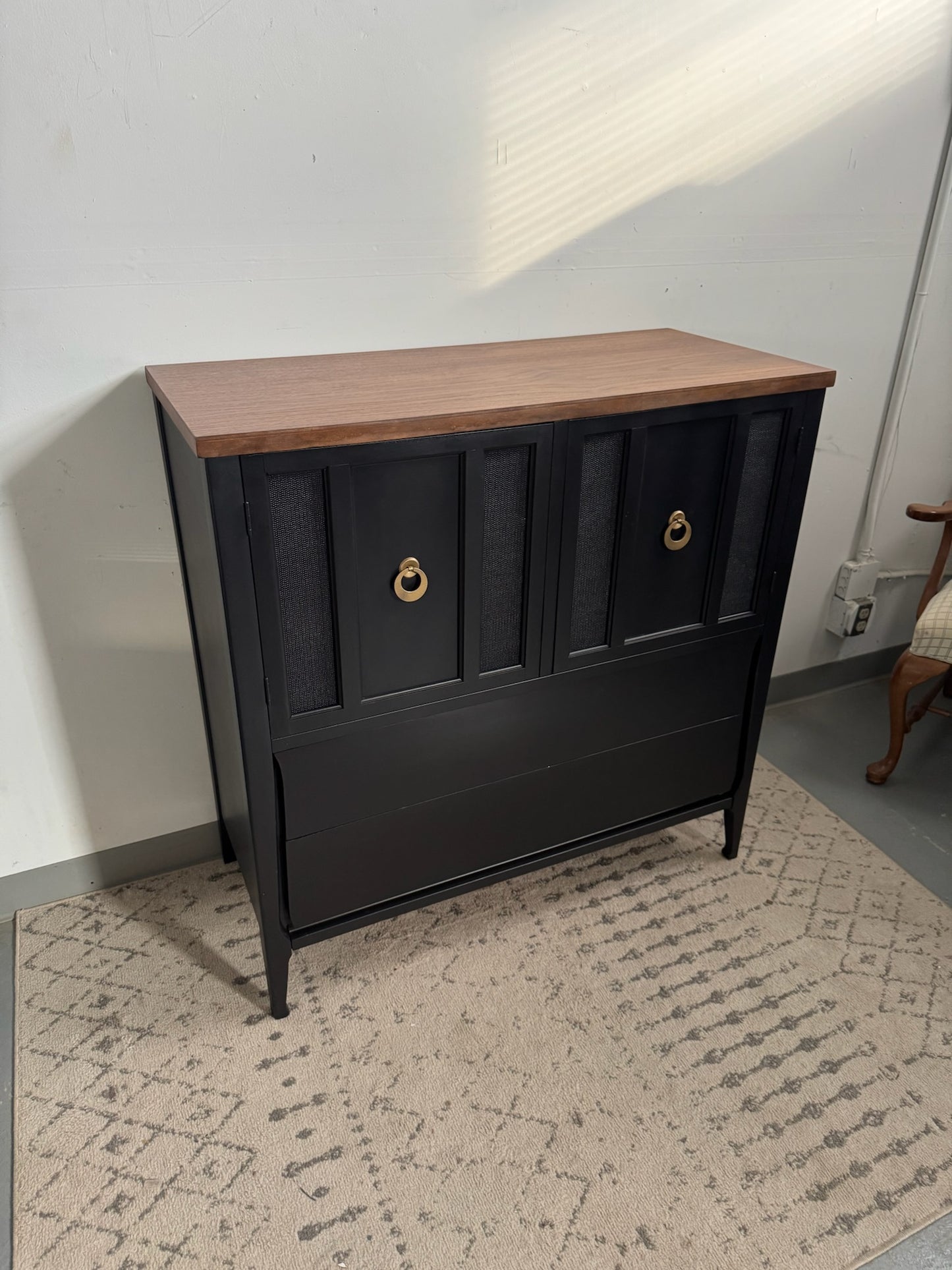 Modern Black Cabinet