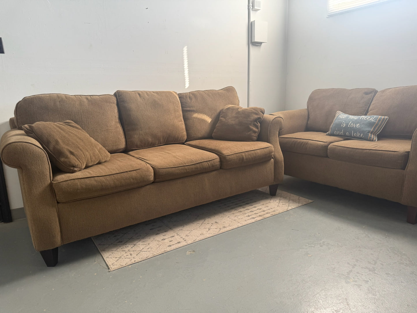 Sofa and Loveseat Set