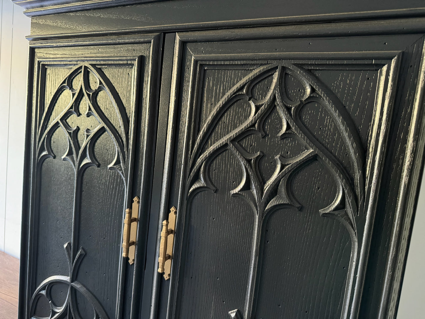 Black Vintage Dresser Set