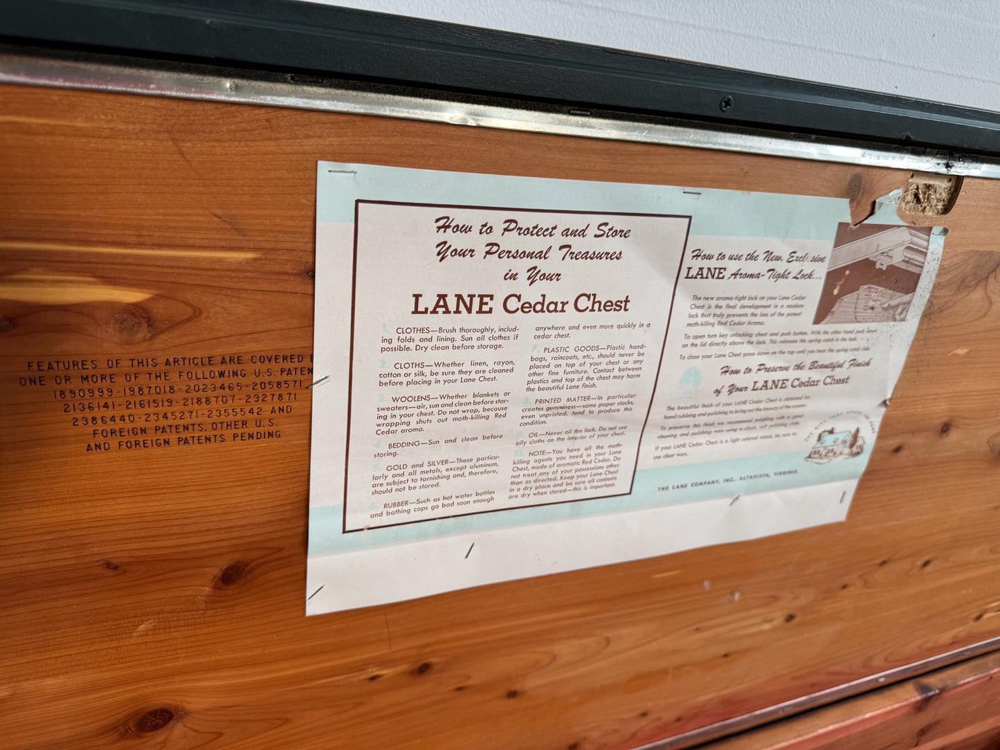 Large Lane Cedar Chest