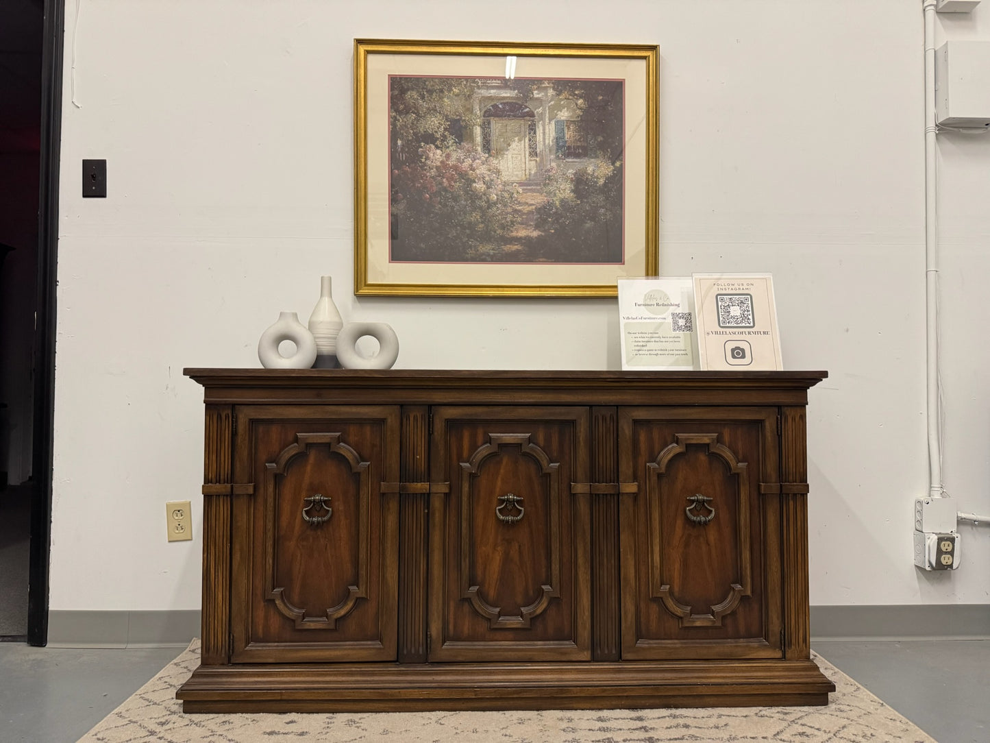 Drexel Walnut Buffet/ Credenza