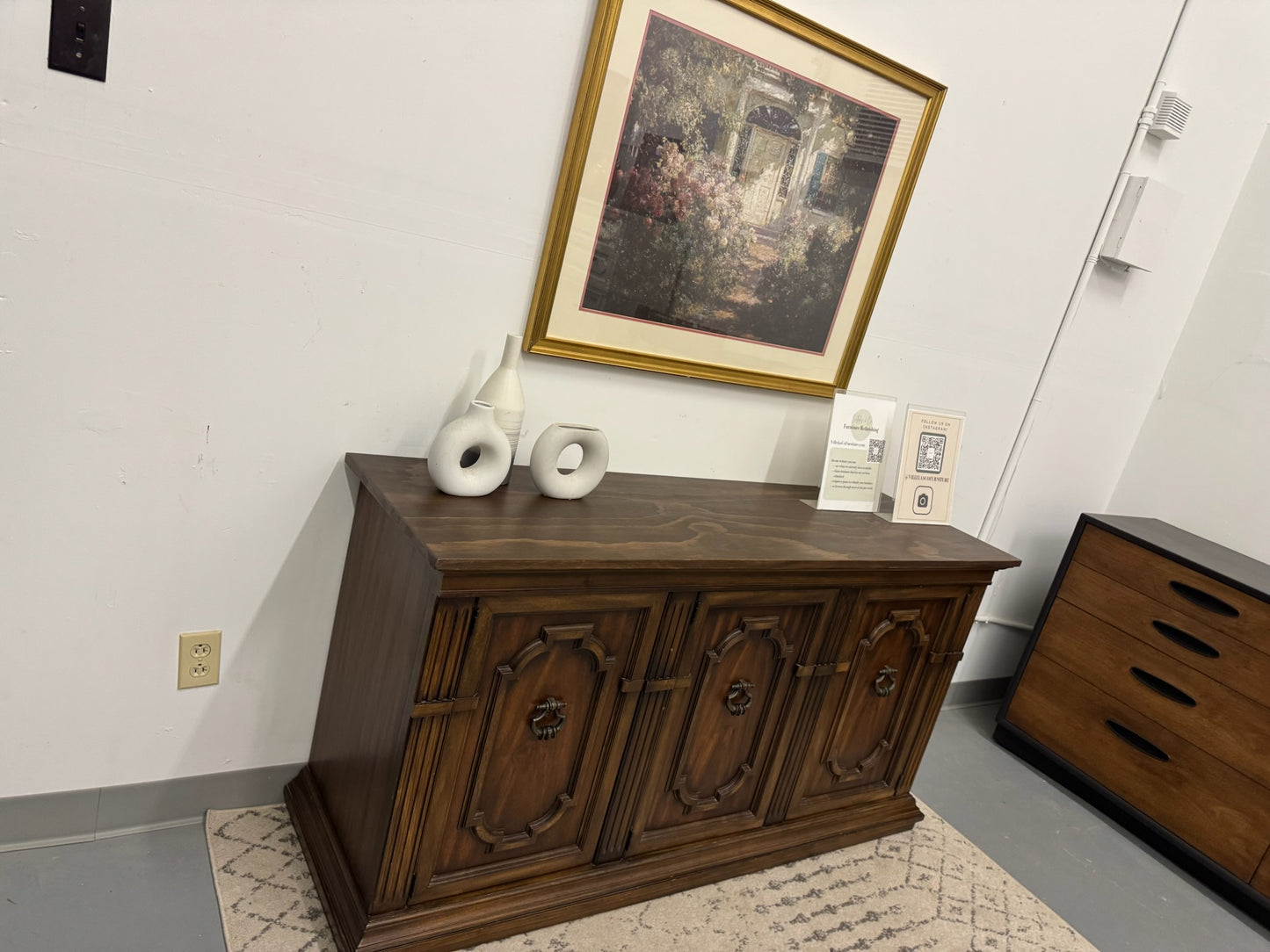 Drexel Walnut Buffet/ Credenza