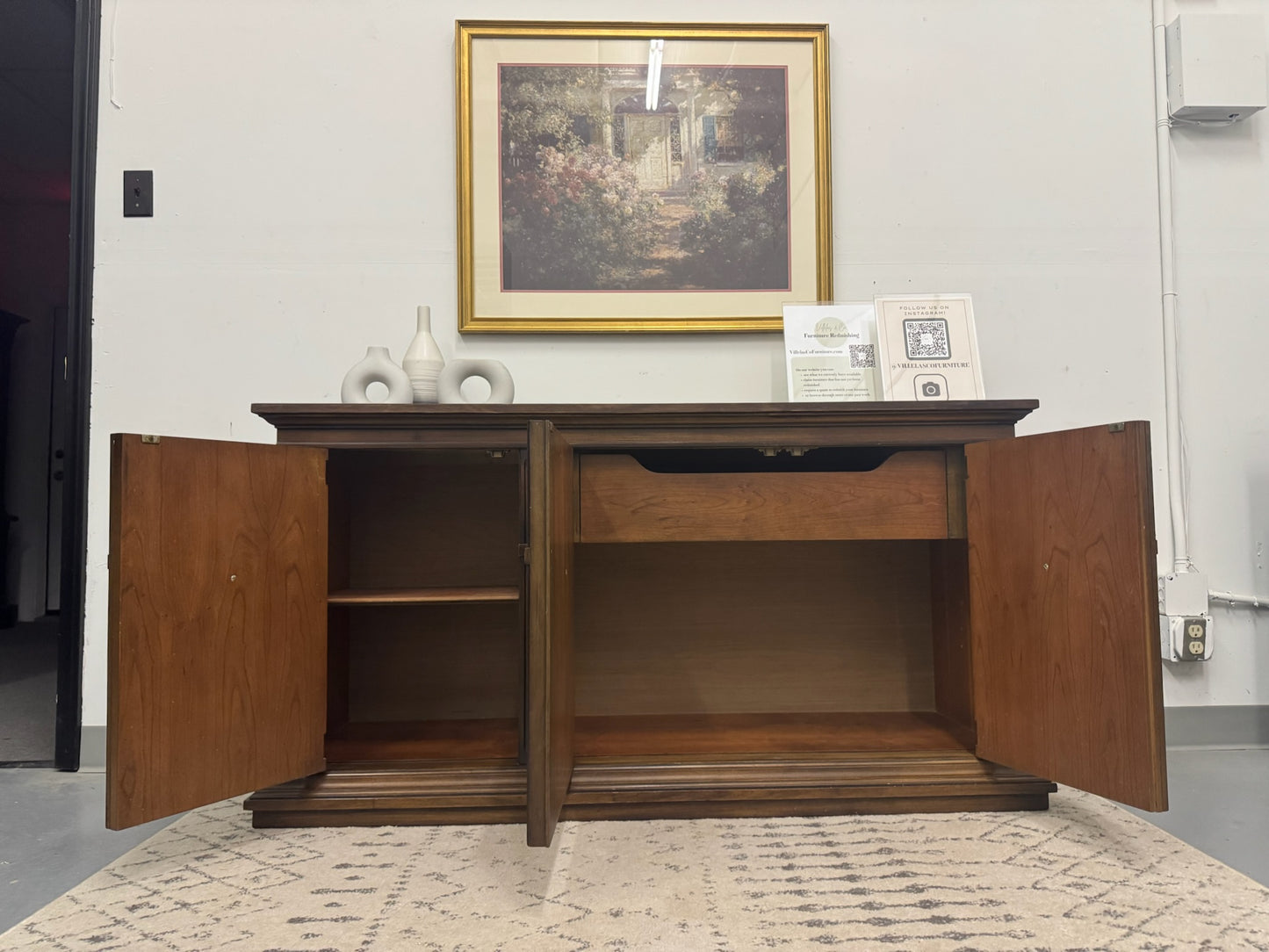 Drexel Walnut Buffet/ Credenza