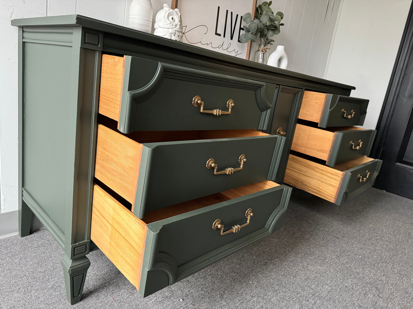 Deep Green Buffet/Sideboard