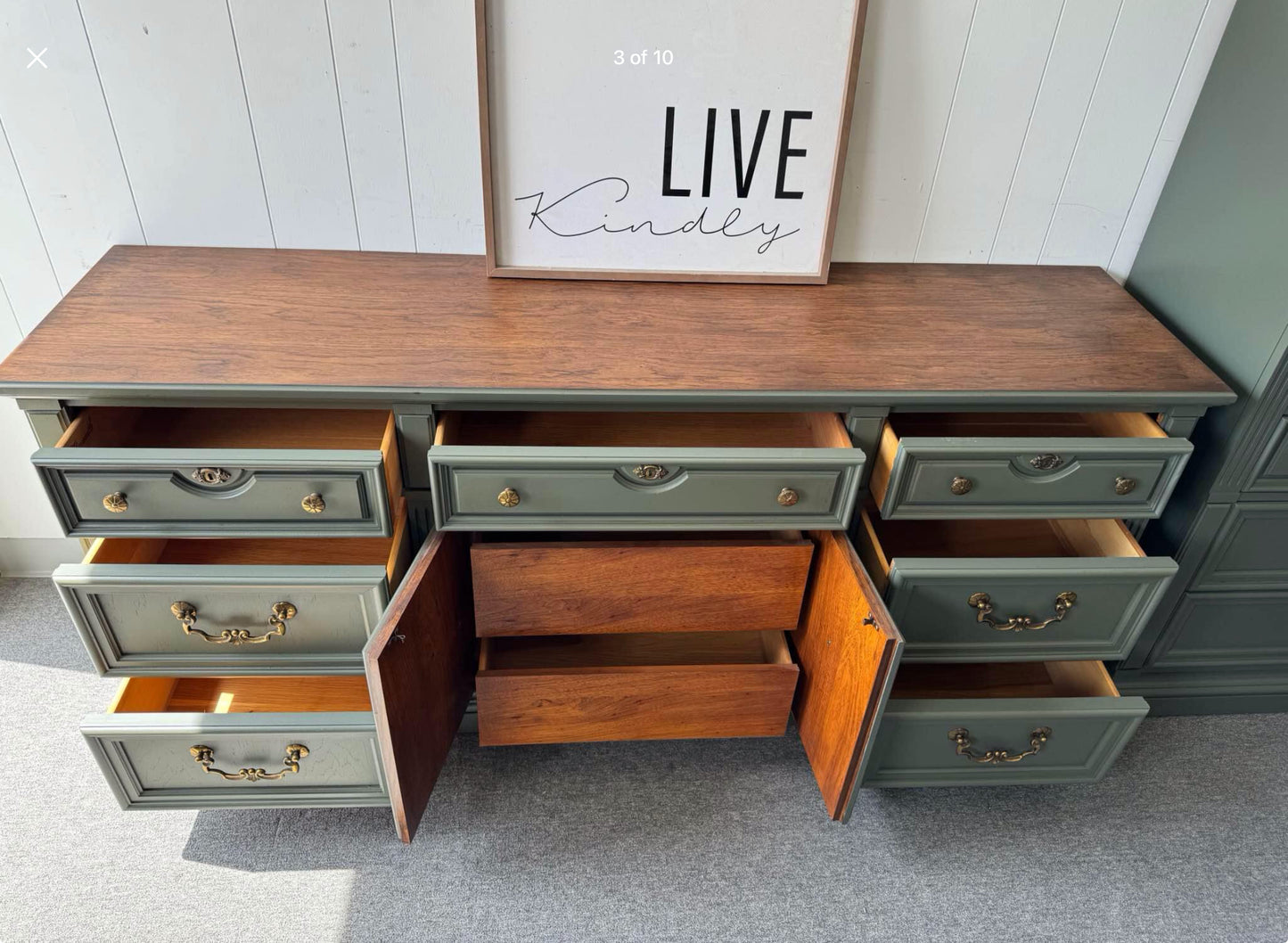 Large Stanley Dresser Set