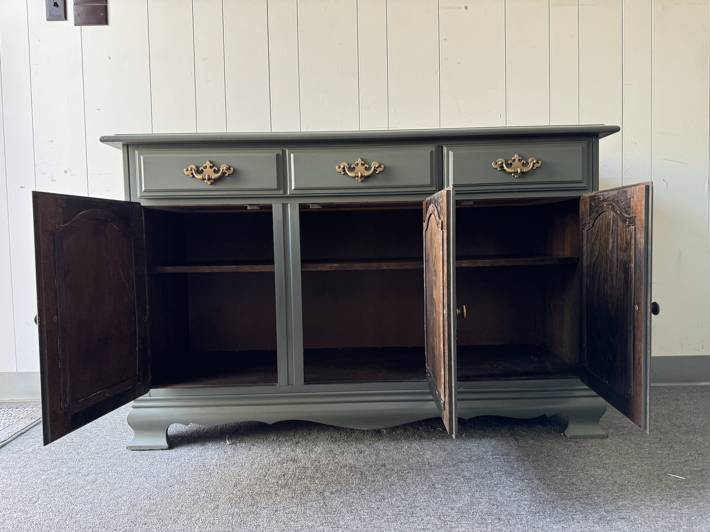 Sage Green Buffet/ Sideboard