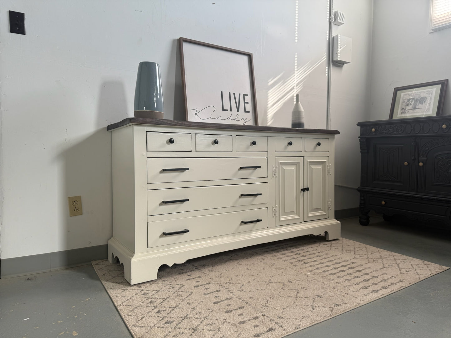 Modern White Dresser (Delivery Available)