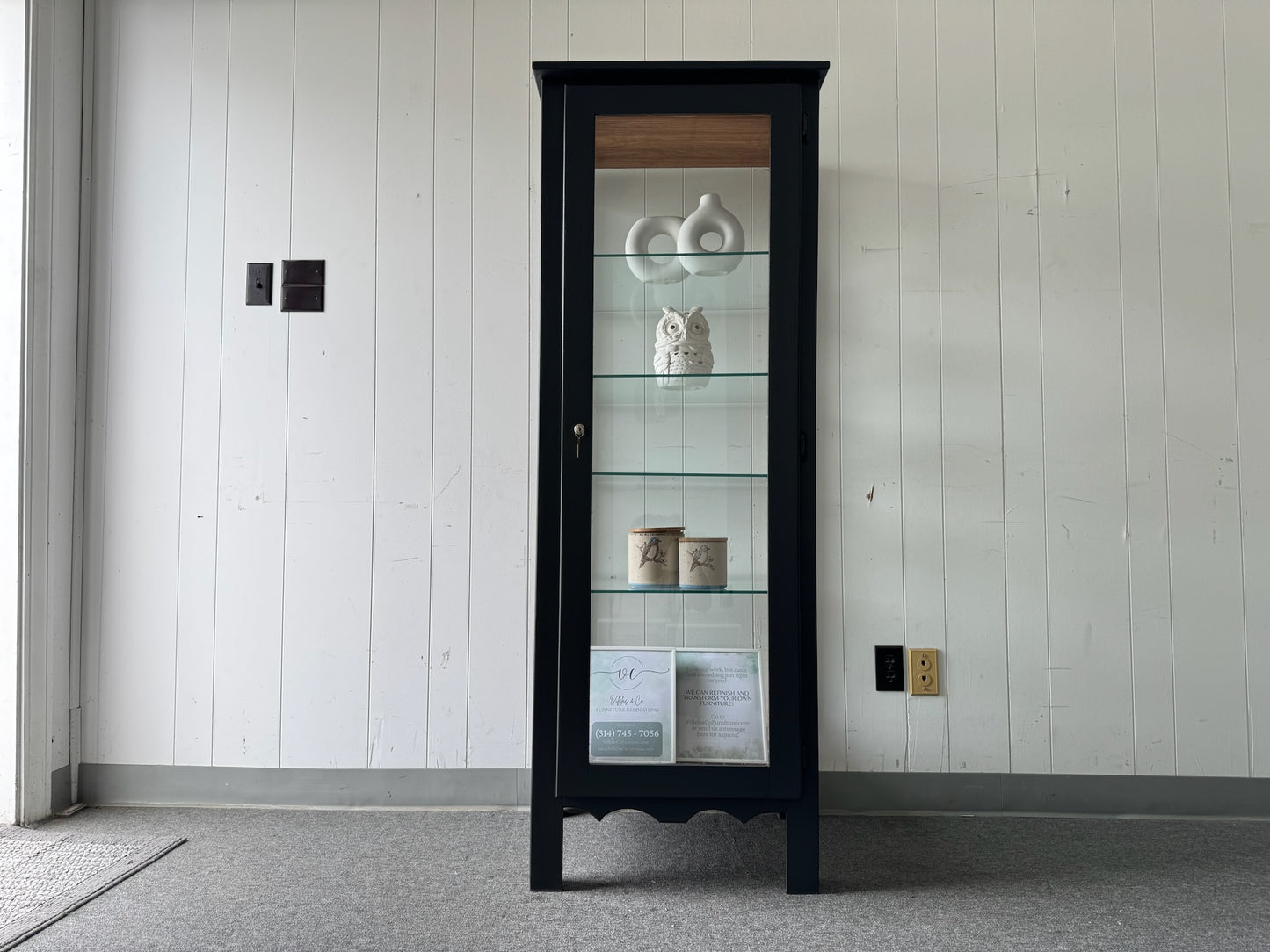 Black Curio Cabinet