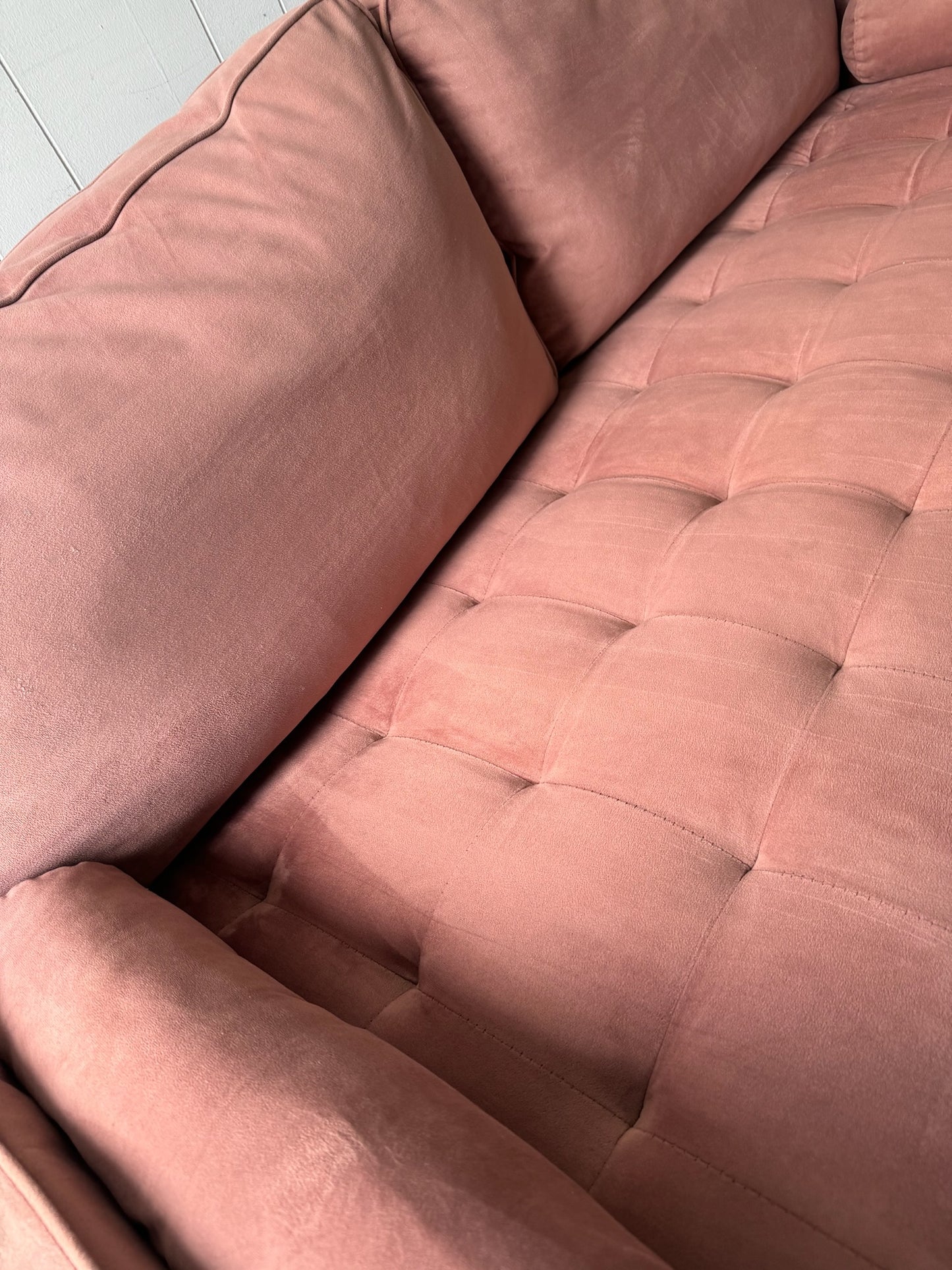 Pink Velvet Couch