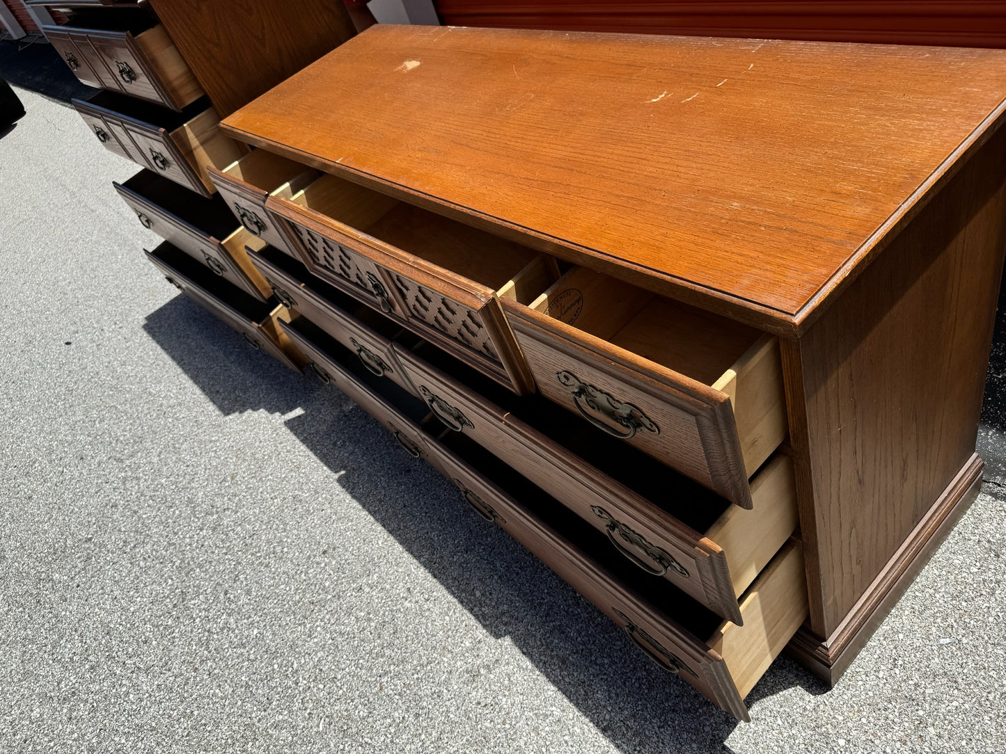 Dresser and Chest Set