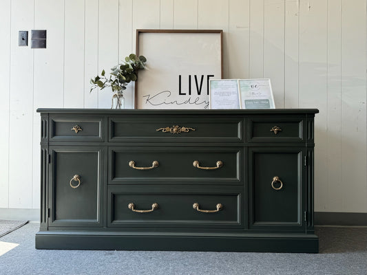 Deep Green Buffet/ Sideboard