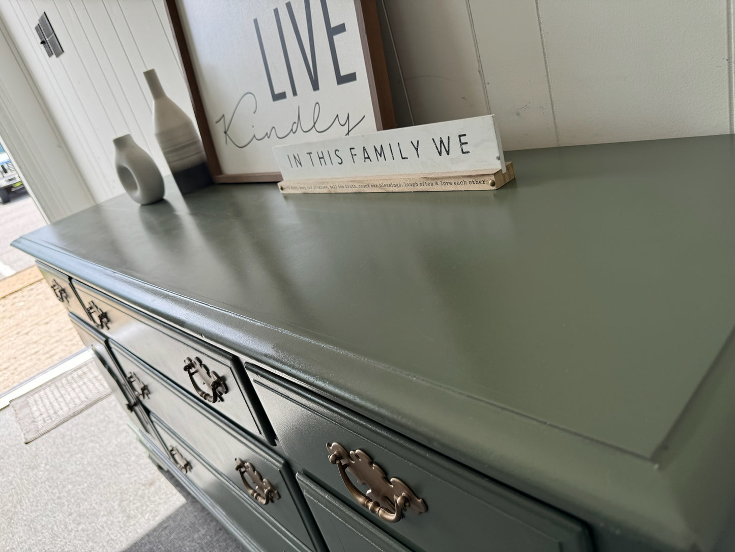 Sage Green Buffet/ Sideboard