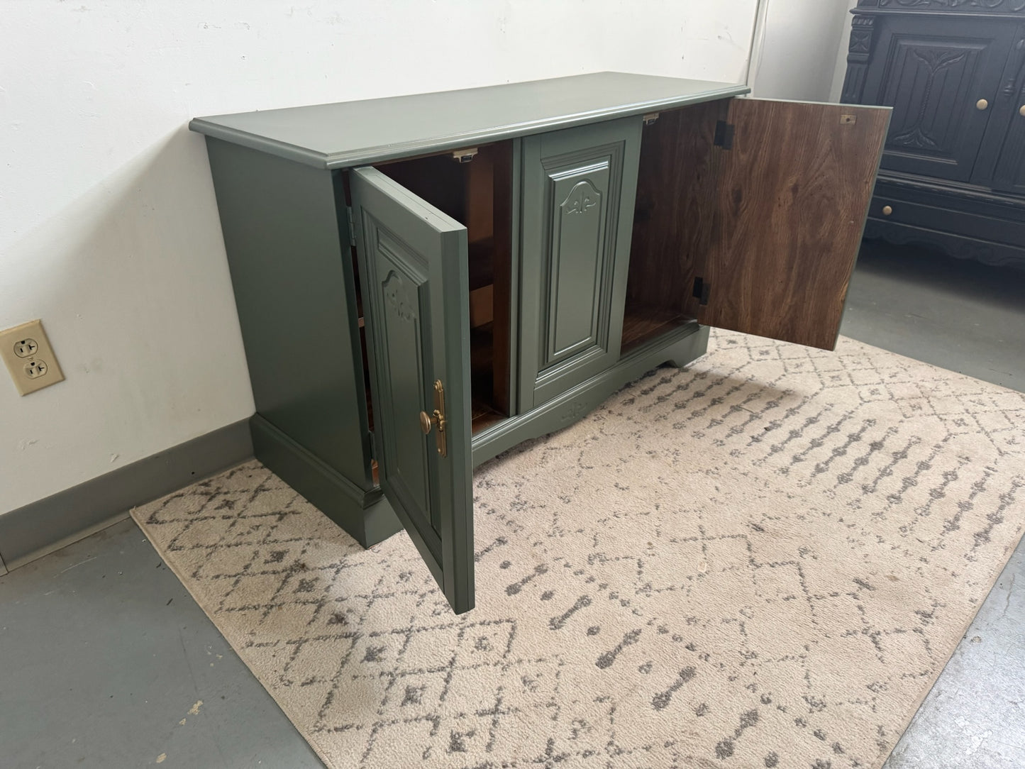 Sage Green Sideboard/ Buffet