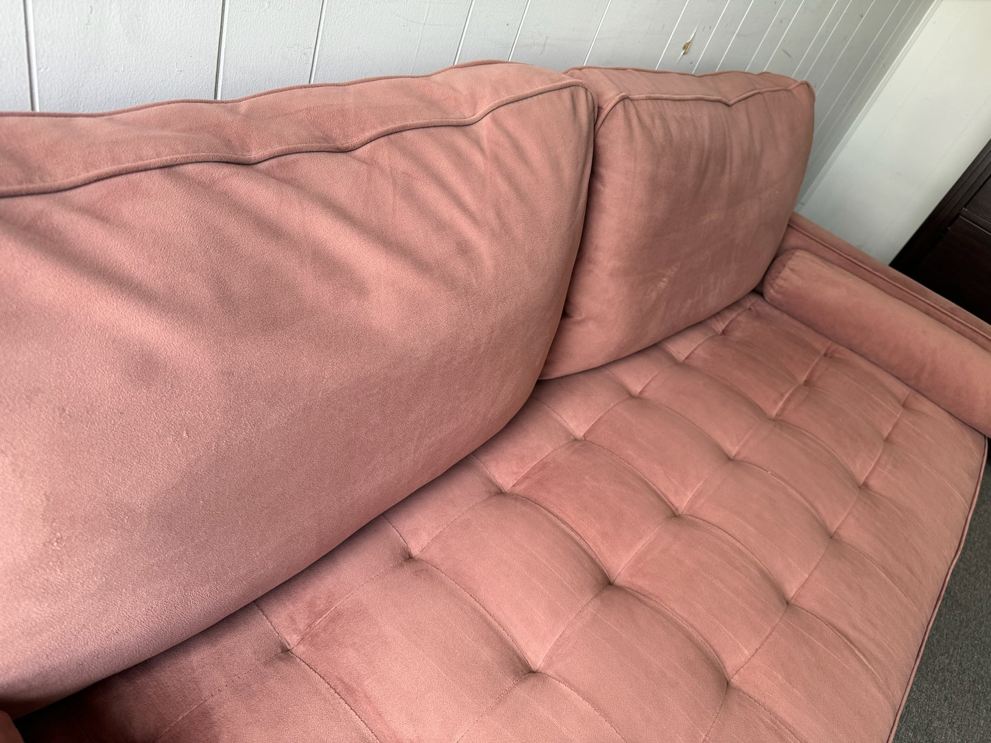 Pink Velvet Couch