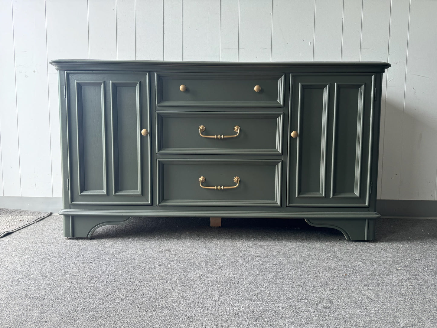 Deep Green Buffet/ Sideboard.