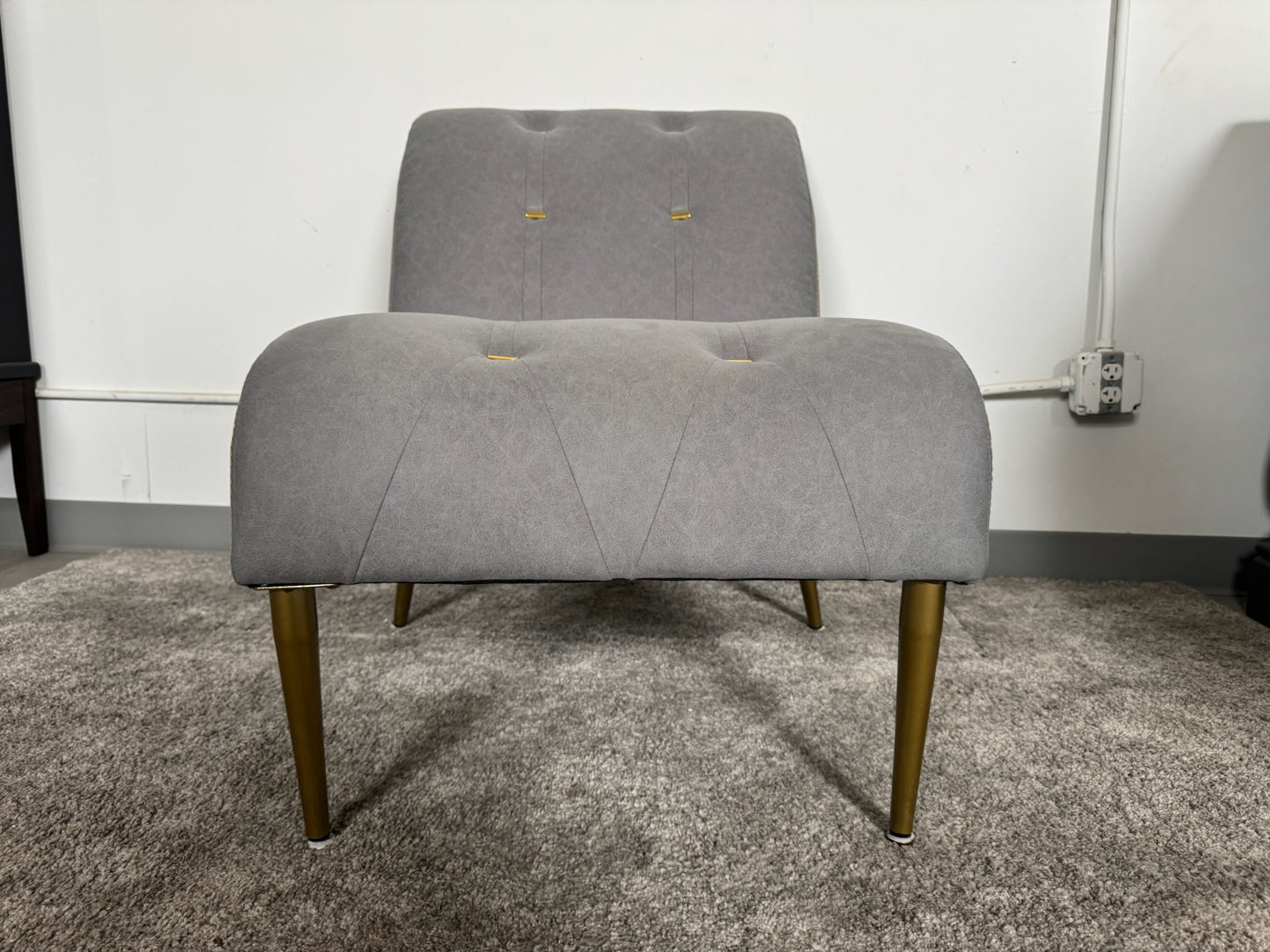 Grey Modern Lounge Accent Chair