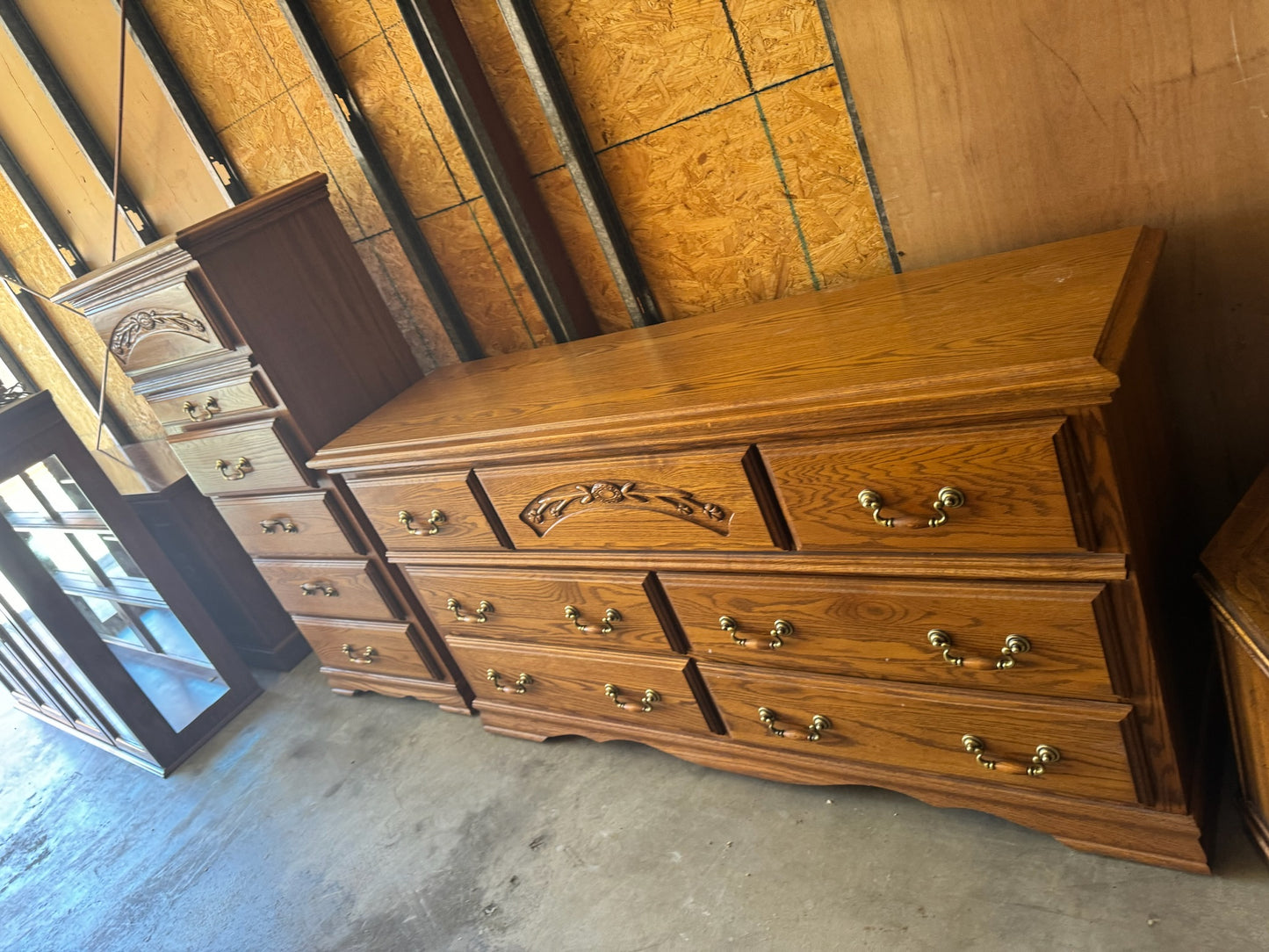 Dresser and Chest of Drawers Set