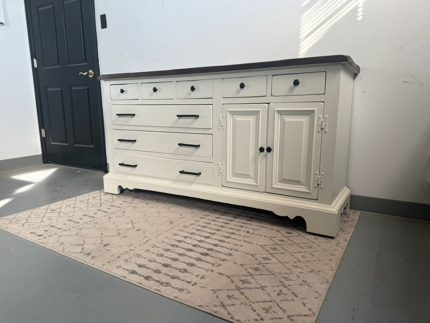 Modern White Dresser (Delivery Available)